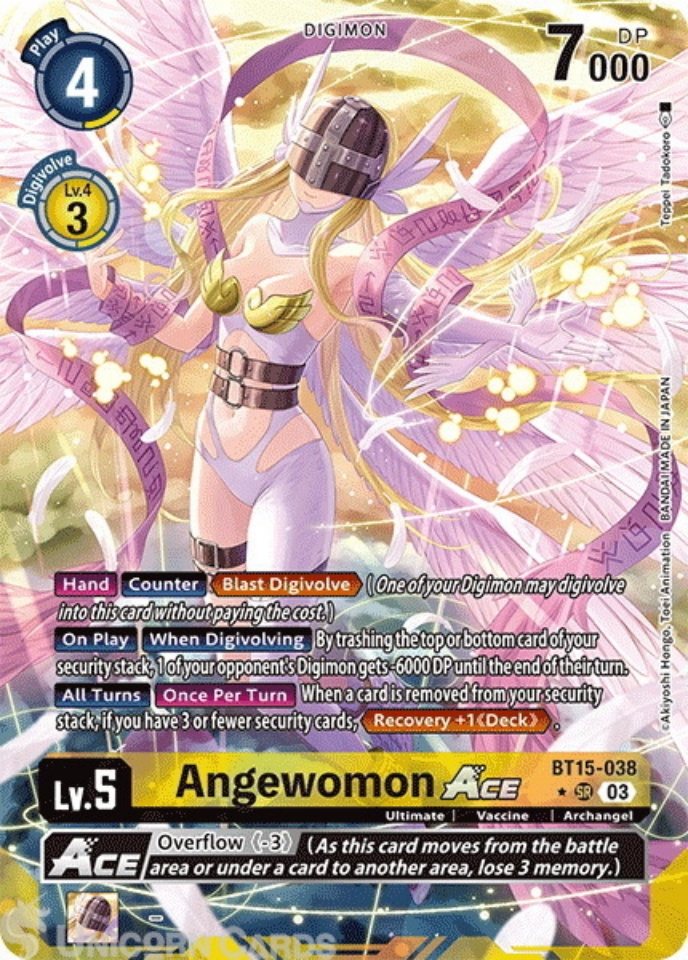 エンジェモン トレーディングカード BT15-038 Digimon Card Game/【BT-15】 Exceed Apocalypse]Angewomon ACE