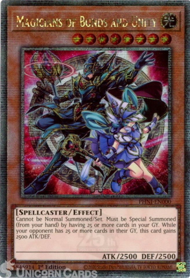 unity card yugioh DUNE-AE000 Magicians of Bonds and Unity (QCSR) main image 0