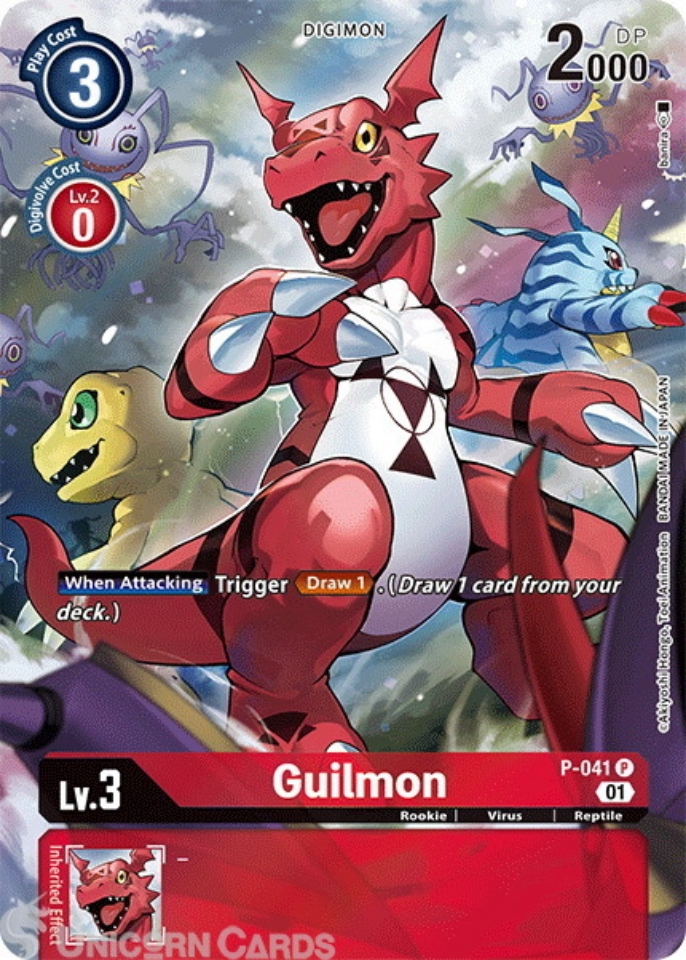 Guilmon デジモンカード Digimon Trading Card Game Chain of Liberation Single Card