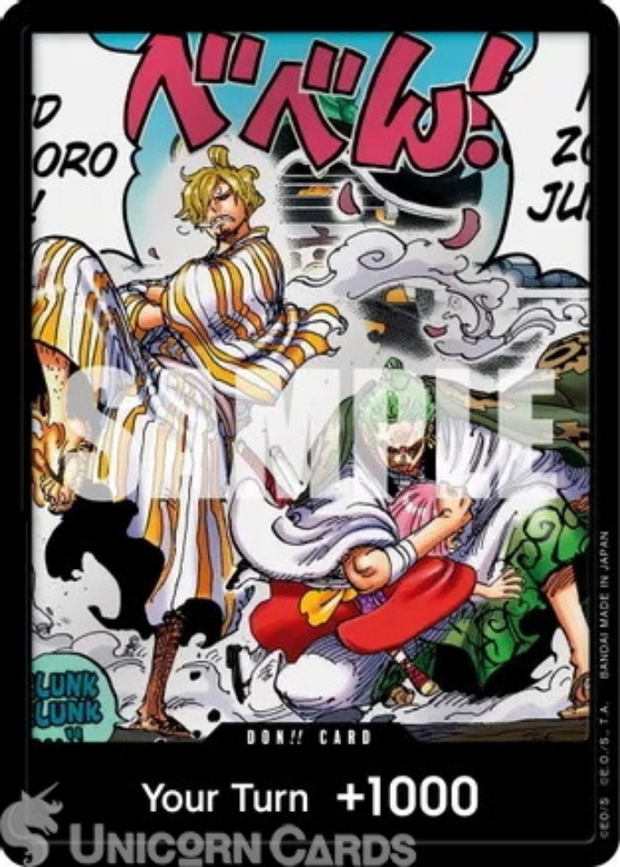 OP06 DON!! Card : Alternative Art Foil One Piece English TCG Card