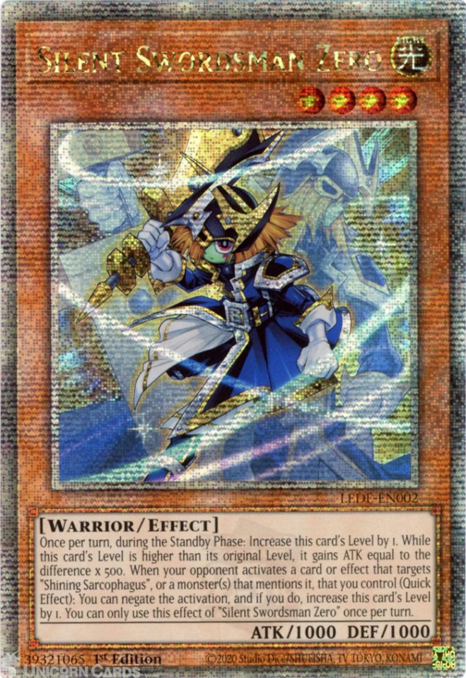遊戯王 LEDE-EN002  サイレント・ソードマン・ゼロ Silent Swordsman Zero (英語版 1st Edition 25th クォーターセンチュリーシークレットレア) Legacy of Destruction game38japan_181119051