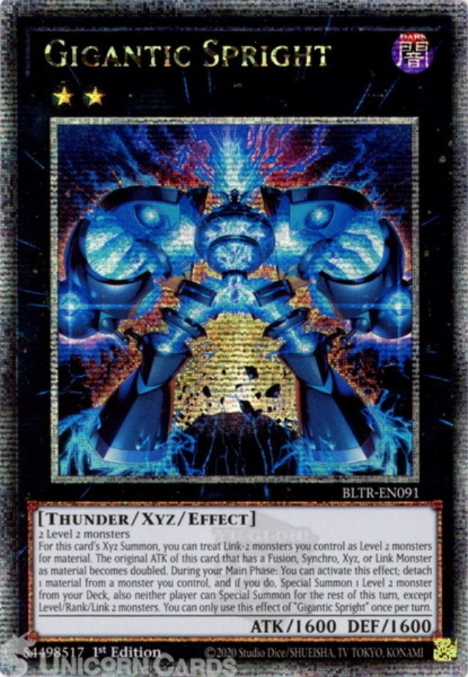 BLTR-EN091 Gigantic Spright : Quarter Century Secret Rare 1st Edition ...