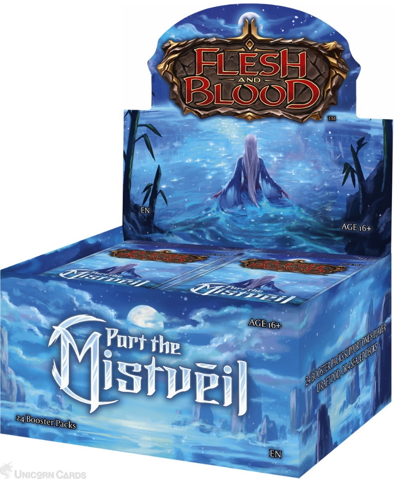 Flesh and Blood TCG: Part the Mistveil Booster Display Box (24 Packs ...