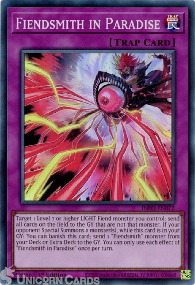 thumbnail image 2 of Fiendsmith's Requiem - INFO-AE046 - Super Rare - Asia English - Yu-Gi-Oh! TCG 2 of 5
