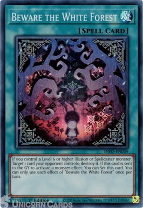 Rucia Of The White Forest – INFO-EN016 – Common 1st Edition – Yu-Gi-Oh TCG