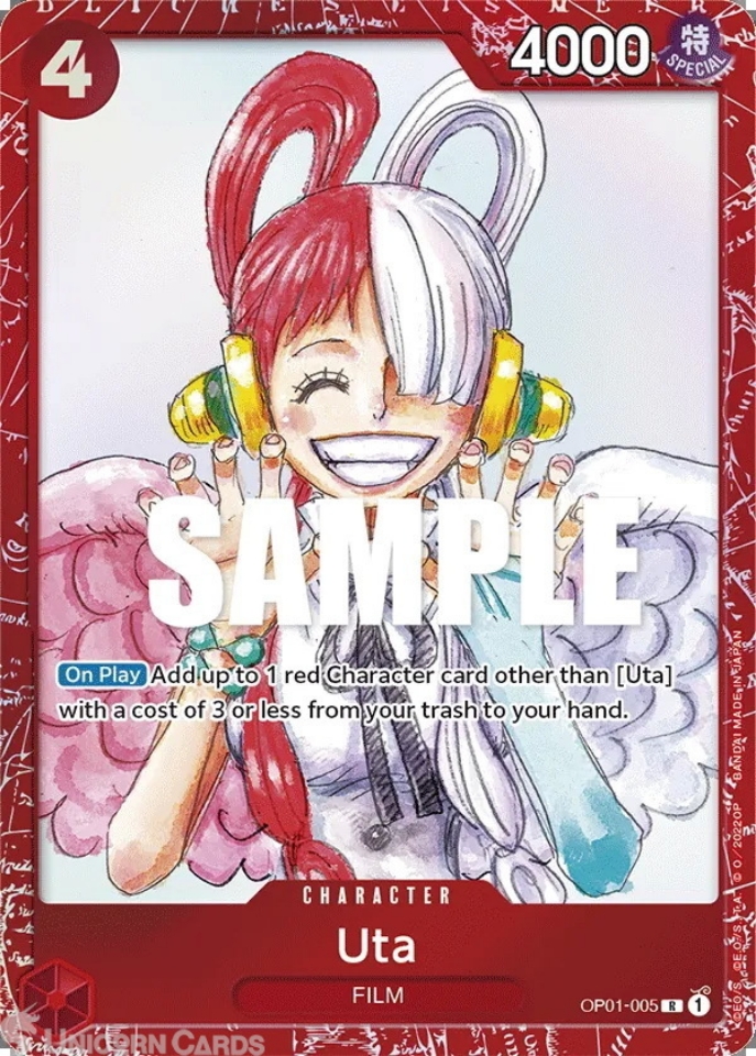 JapOn - Uta OP02-120 Special Alternate Art OP05 English - PSA 10