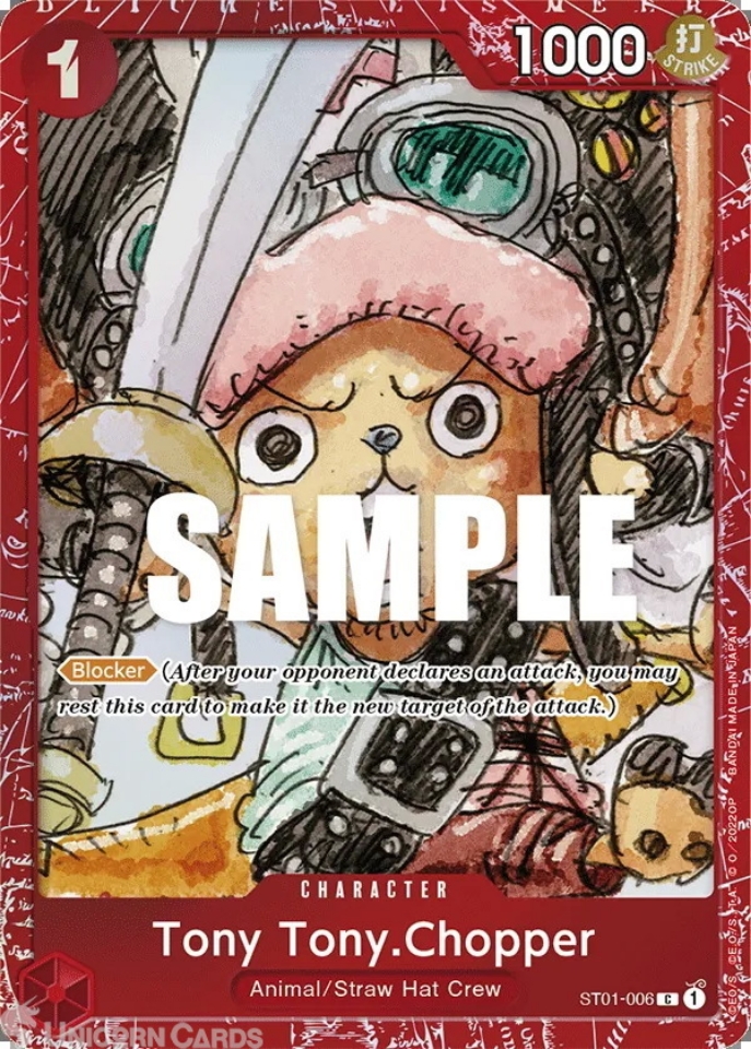 ST01-006 Tony Tony.Chopper : Common Alt Art Foil English One Piece