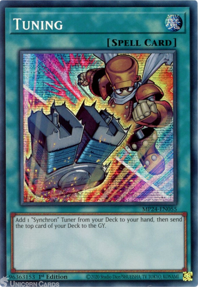 MP24-EN055 Tuning Alt Art : Prismatic Secret Rare 1st Edition YuGiOh ...