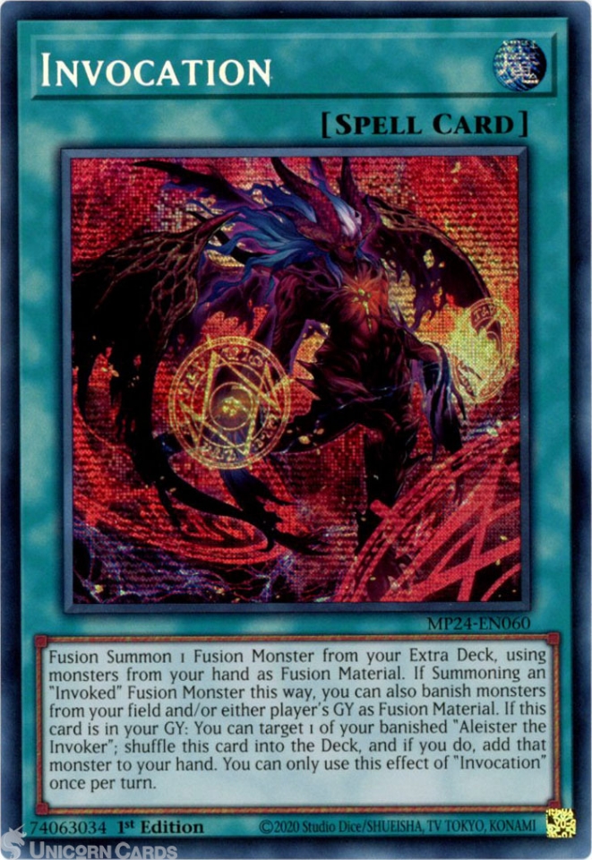 MP24-EN060 Invocation Alt Art : Prismatic Secret Rare 1st Edition ...