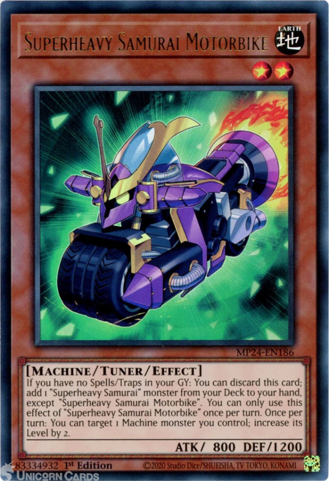 MP24-EN186 Superheavy Samurai Motorbike : Ultra Rare 1st Edition