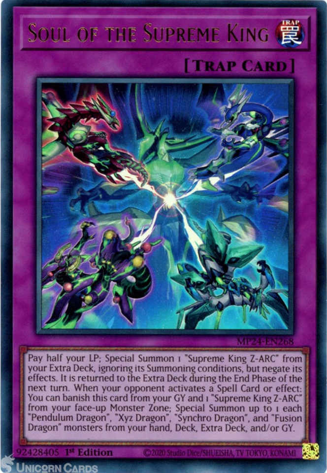 MP24-EN268 Soul of the Supreme King : Ultra Rare 1st Edition
