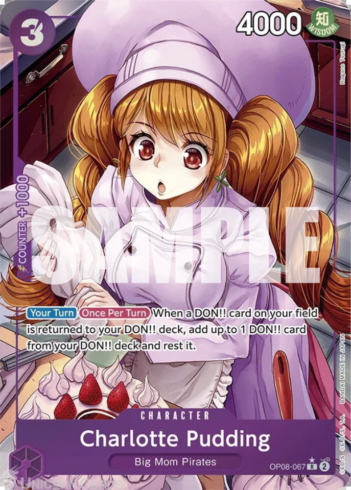OP08-067 Charlotte Pudding : Rare Alternative Art English One