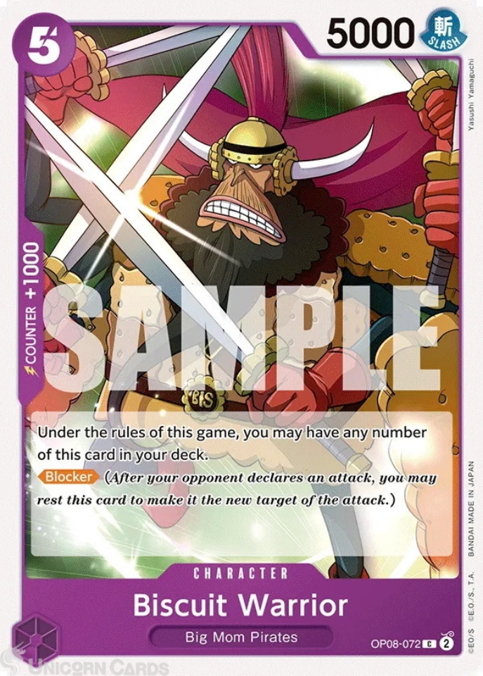 OP08-072 Biscuit Warrior : Common English One Piece TCG Card