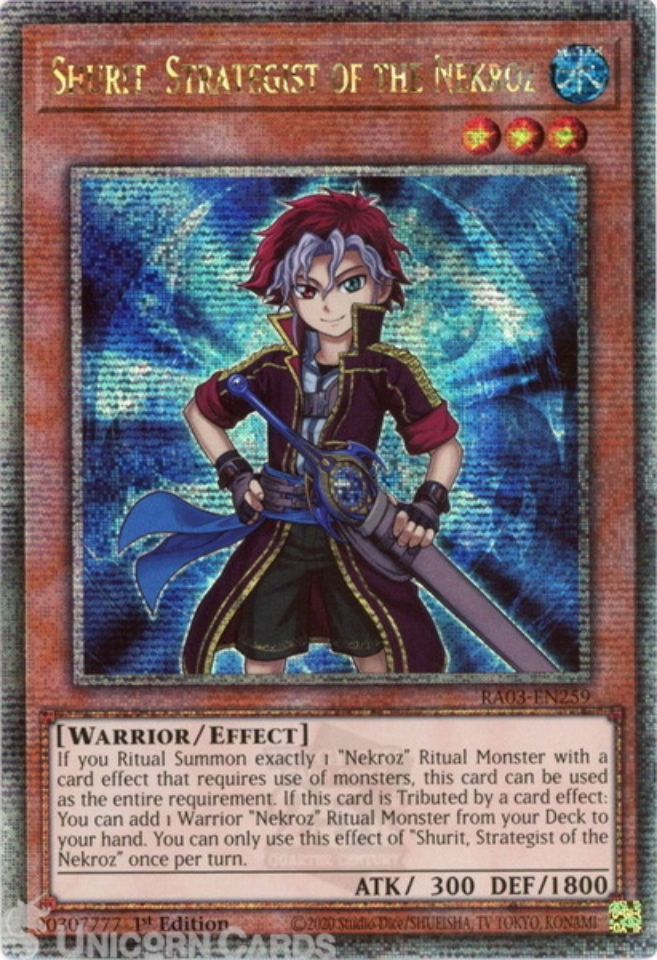 RA03-EN259 Shurit, Strategist of the Nekroz : Quarter Century Secret ...