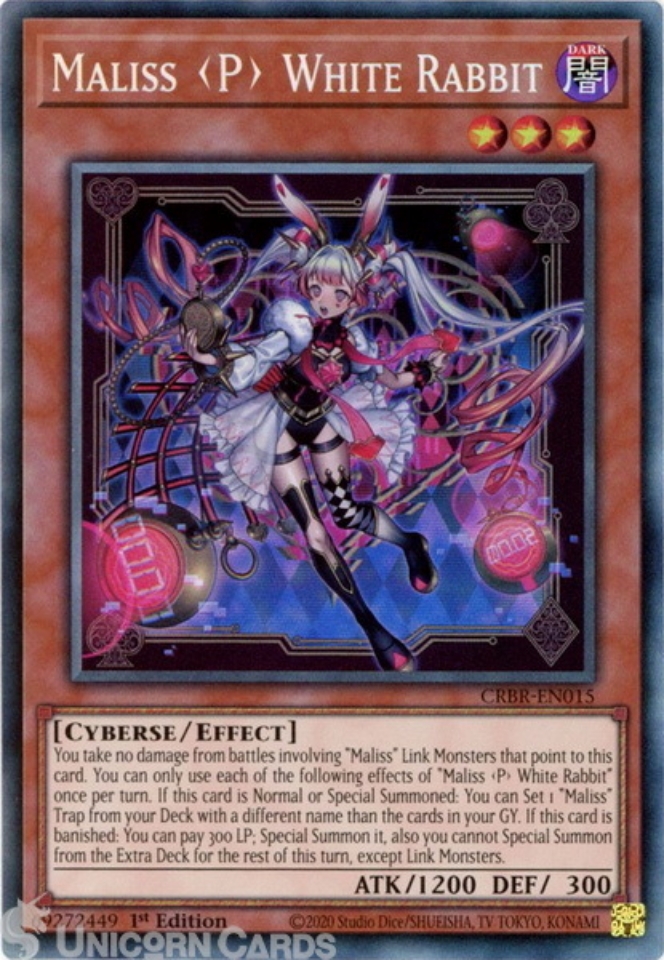 CRBR-EN015 Maliss <P> White Rabbit : Collector's Rare 1st Edition