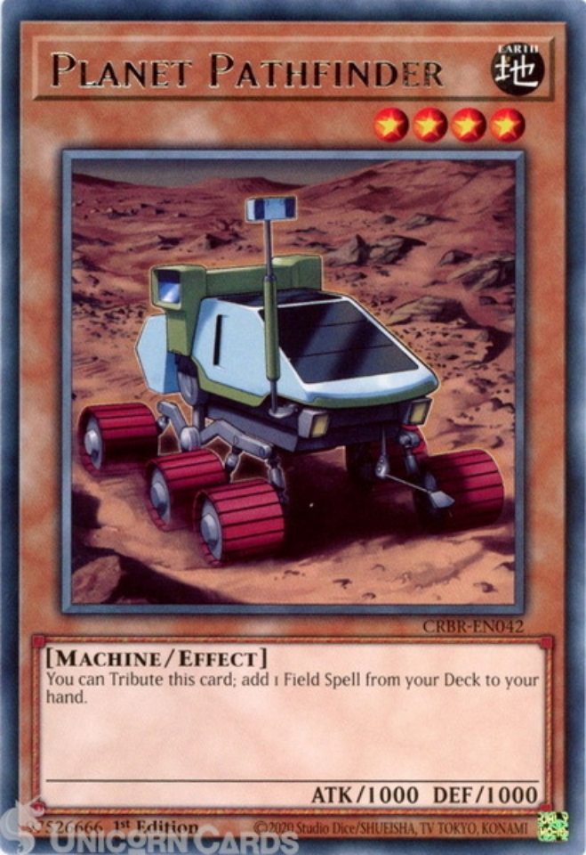 CRBR-EN042 Planet Pathfinder : Rare 1st Edition YuGiOh Card:: Unicorn Cards  - YuGiOh!, Pokemon, Digimon and MTG TCG Cards for Players and Collectors.