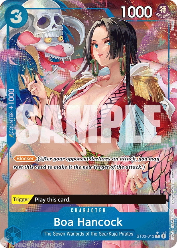 ST03 013 Boa Hancock: Common Alt Art 2 English One Piece TCG Card: PRB01: One Piece Card The Best: Premium Booster