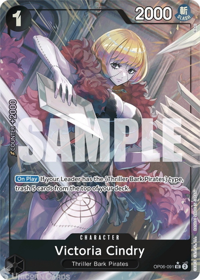 OP06-091 Victoria Cindry : Uncommon Full Art English One Piece TCG