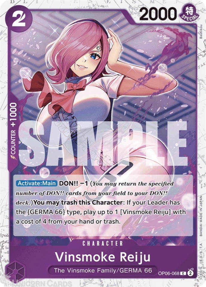 OP06-068 Vinsmoke Reiju : Common Special Foil (Jolly Roger Flag ...