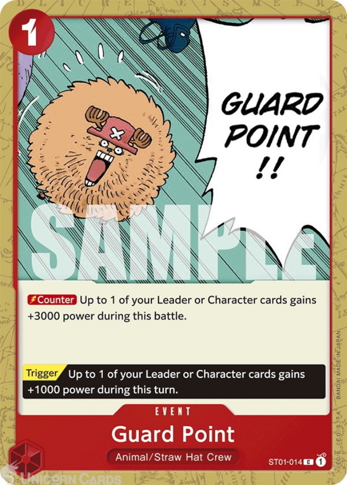 ST01-014 Guard Point : Common English One Piece TCG Card : PRB01: One ...