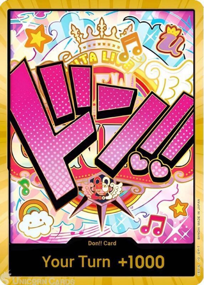 DON!! Card (Uta) (Gold) : Foil English One Piece TCG Card : PRB01