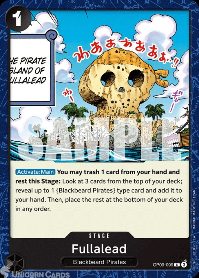OP09-099 Fullalead : Common English One Piece TCG Card : OP09