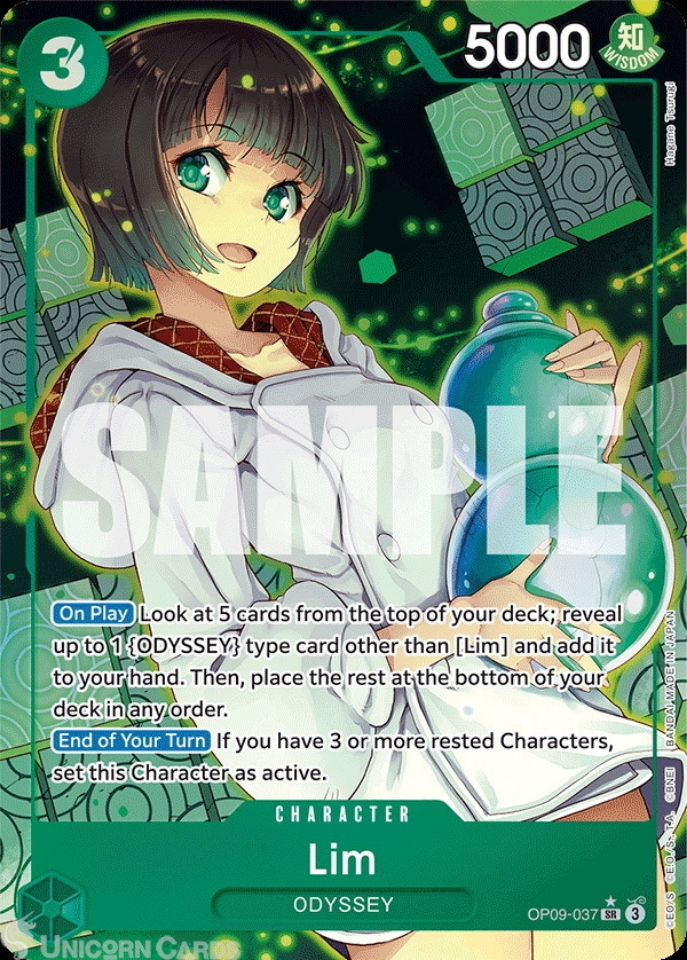 OP09-037 Lim : Super Rare Alt Art English One Piece TCG Card : OP09 ...