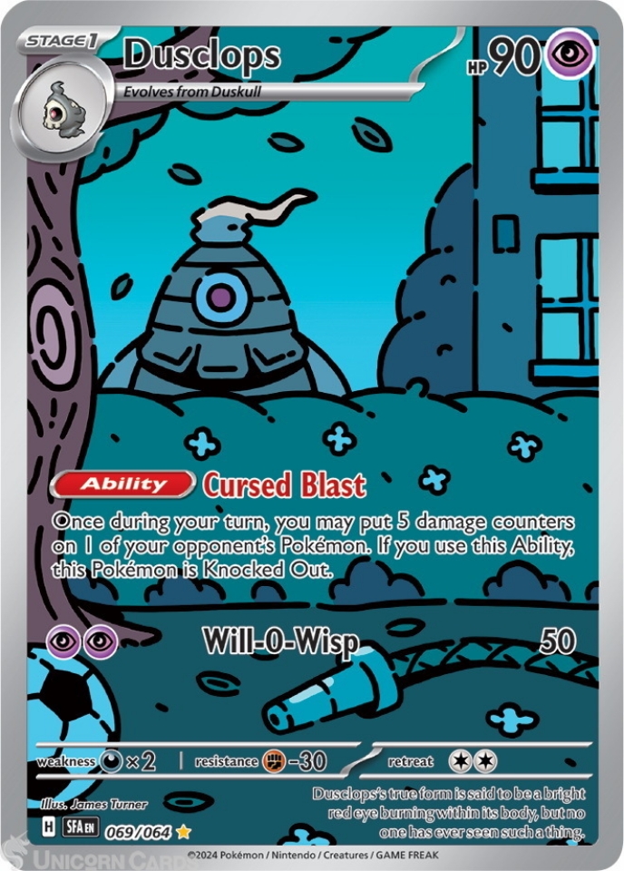 SFA-EN 069/064 Dusclops : Illustration Rare Pokemon Card