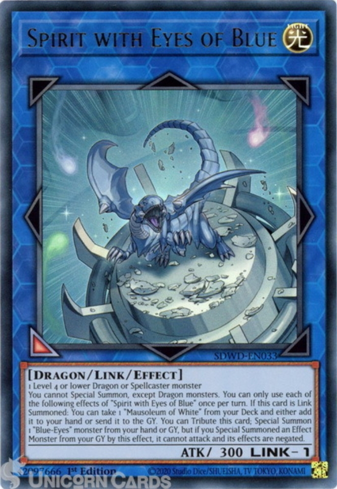 Wishes For Eyes Of Blue SDWD-EN042 1st Edition – Ultra Rare – Yu-Gi-Oh! TCG NM