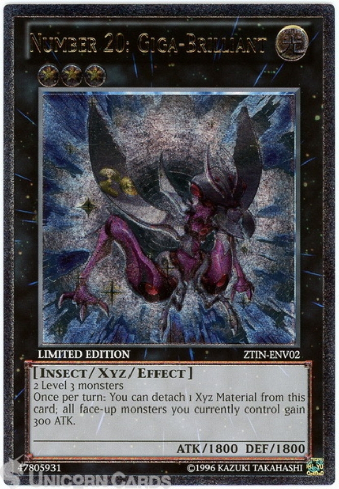 Yu ZTIN-ENV02 Number 20: Giga-Brilliant Ultimate Rare Limited Edition