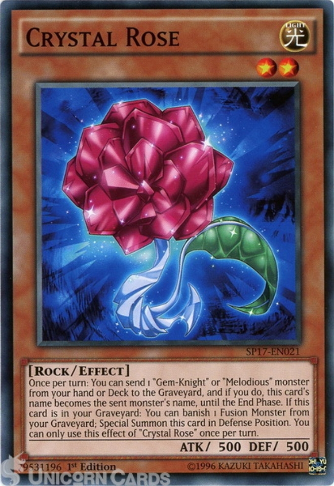 YU-GI-OH! Trading Card - Brilliant Rose - POTE-EN021 - Common - 1st Edition