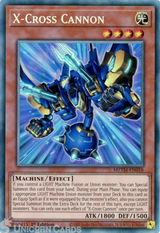 MZTM-EN018 X-Cross Cannon : Collector's Rare 1st Edition Mint