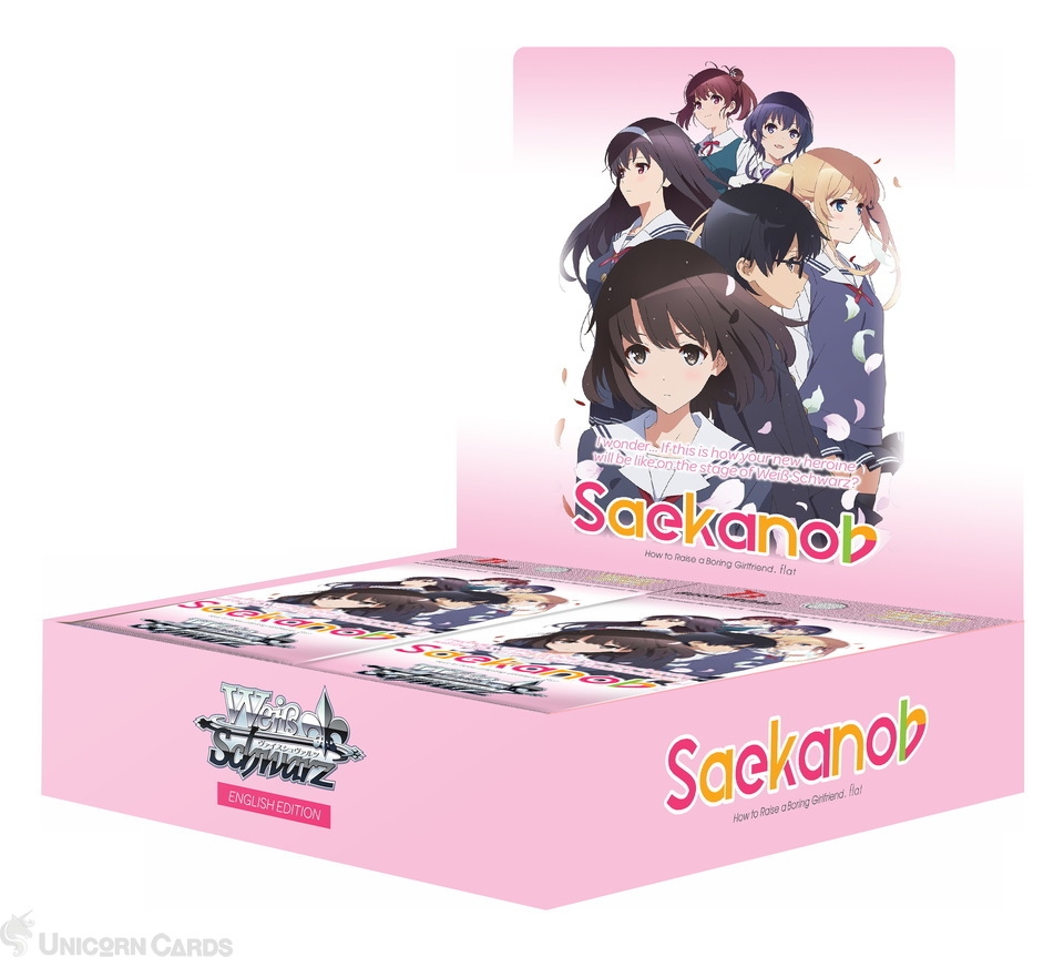 Saekano How to Raise a Boring Girlfriend. flat Booster Display Box English Edition