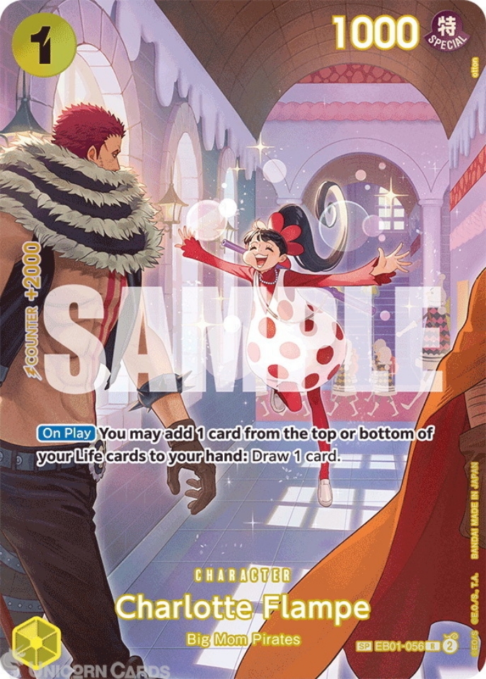 EB01-056 Charlotte Flampe : Special Card English One Piece TCG