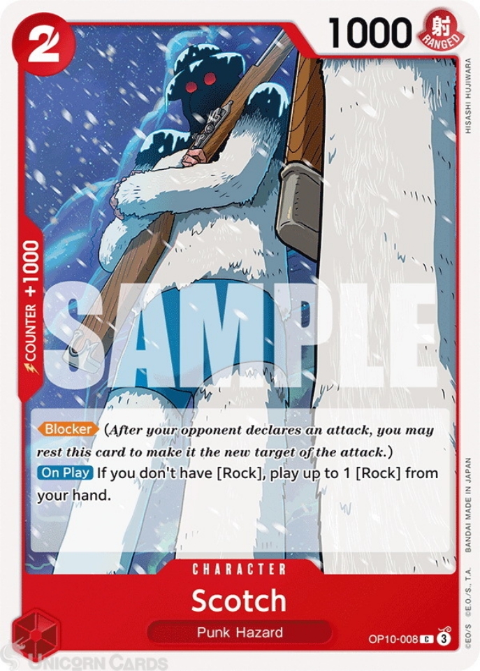 OP10-008 Scotch : Common English One Piece TCG Card : OP10: Royal Blood ...