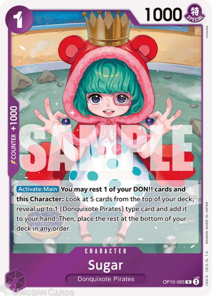 ONE PIECE CARD シュガー アートレア　psa10 op10-065 OP10-065 Sugar : Rare English One Piece TCG Card : OP10: Royal