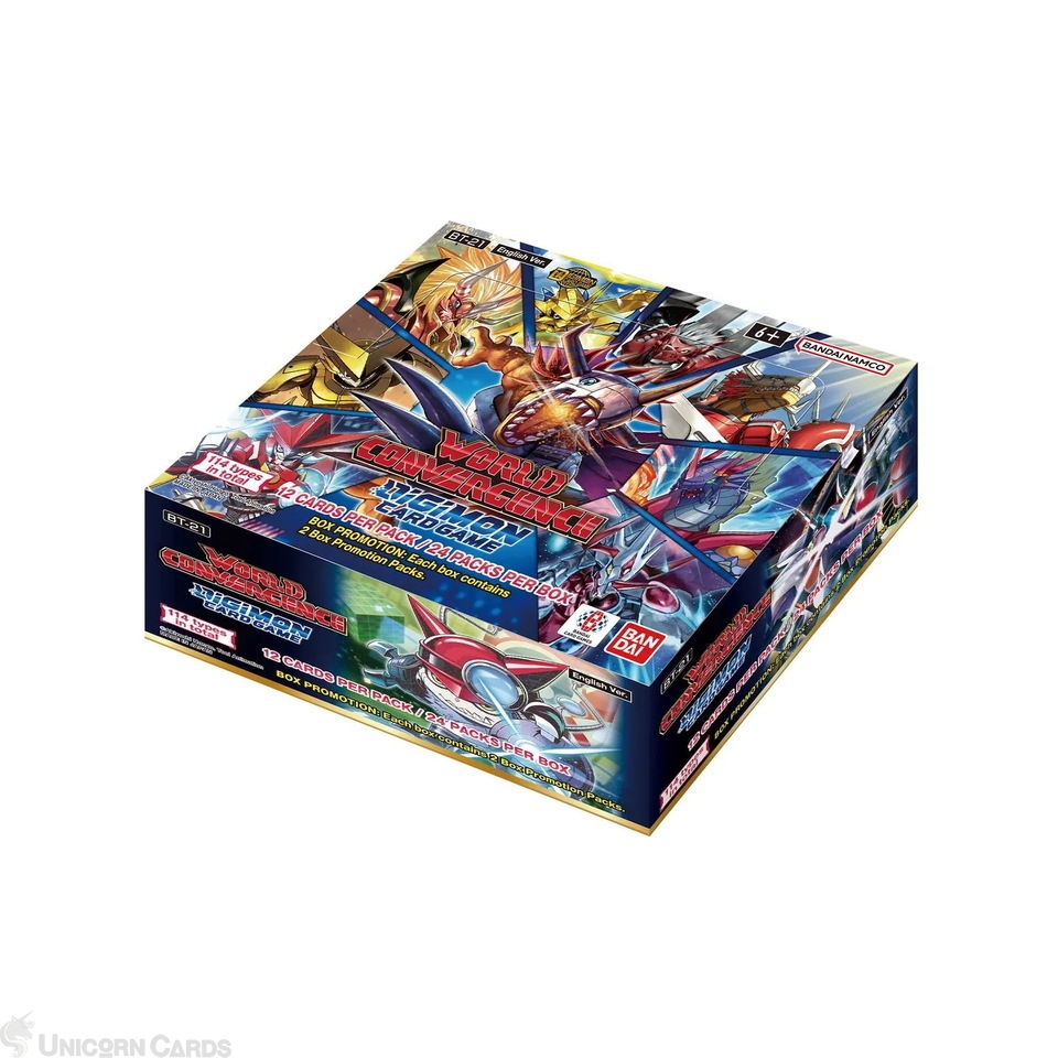 digimon tcg world convergence card list Amazon.com: Bandai | Digimon: (BT21) Booster Display | Trading Game | Ages 6+ | 2 Players 20] and ST All Digimon World 1 References