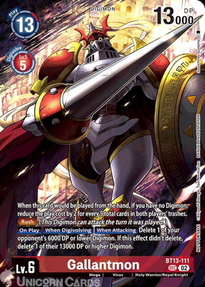 digimon card game gallantmon Game: - Starter Deck [ST-7] Contains various types of illustrations sure to satisfy DIGIMON collectors and fans Is MedievalGallantmon still meta relevant