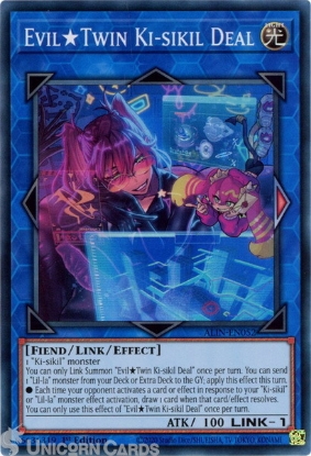thumbnail image 2 of YuGiOh! Live☆Twin Lil-la Sweet ALIN-EN028 (Playset Of 3) Ultra Rare 1st Ed 2 of 6