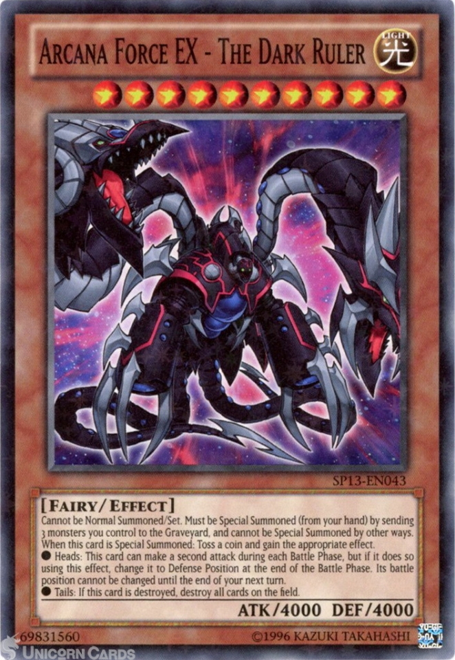 13 star yugioh card Number Embodiment of Crime PGLD-EN023 Premium Gold 1st Editi When this card is Normal or Flip Summoned YuGiOh Star Pack 2013 Starfoil