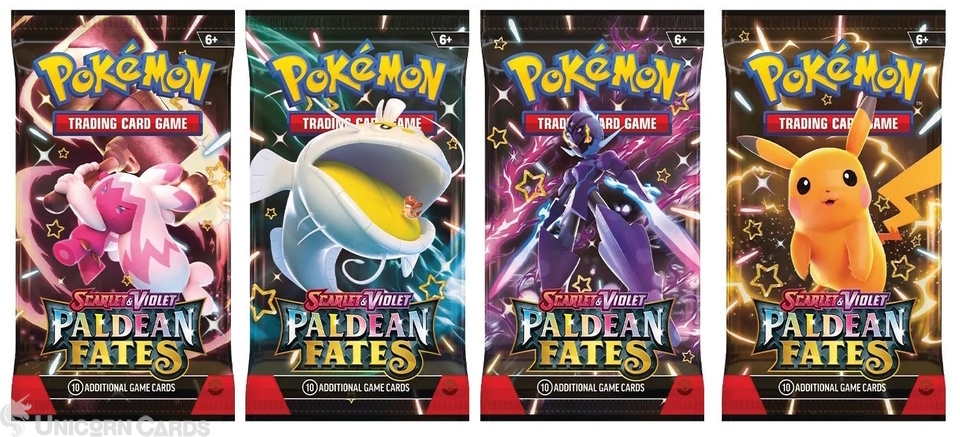 Sealed Pokemon Card Display Pokemon Paldean Fates 10 Box Booster Bundle Display  Box - Sealed English TCG