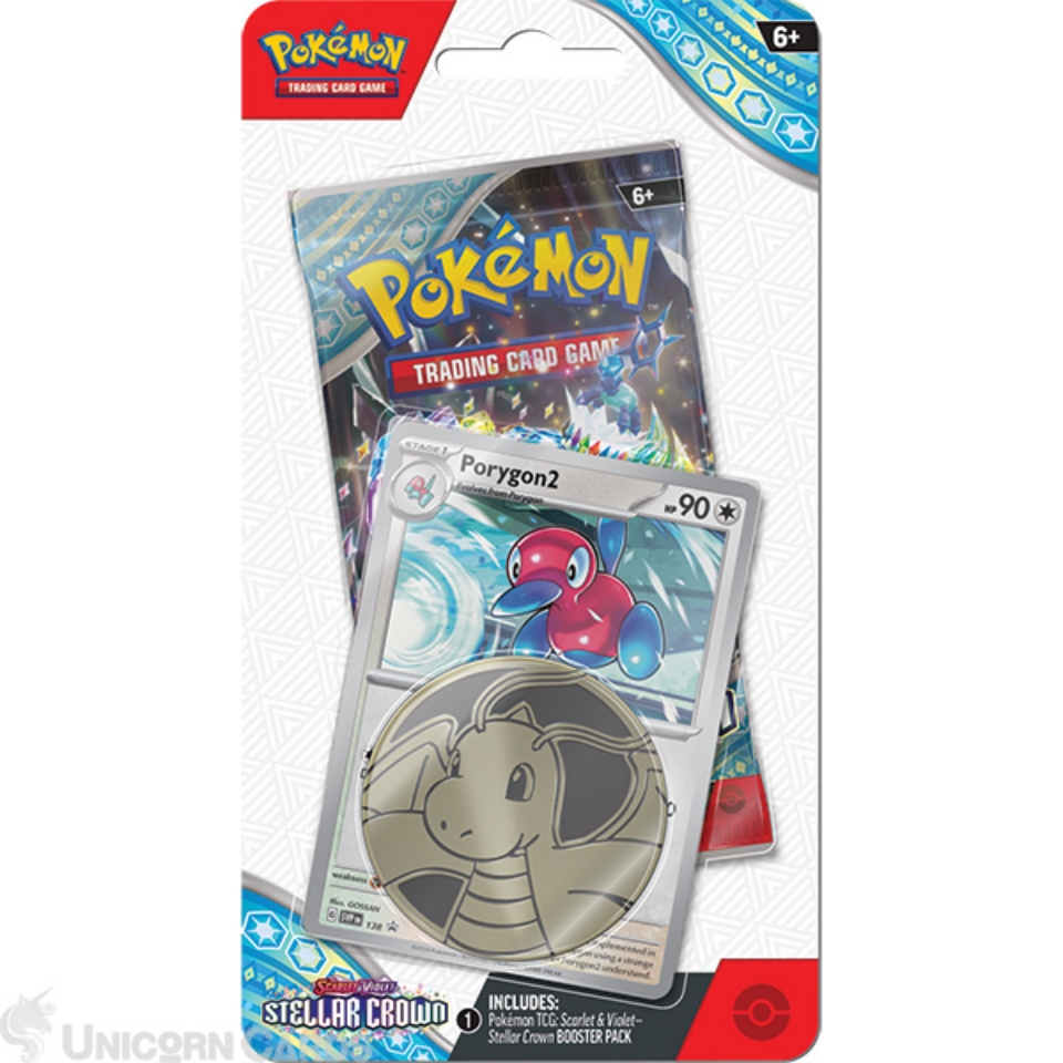 Scarlet & Violet Stellar Crown Checklane Blister Porygon2