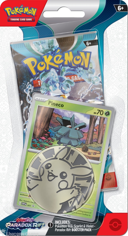 Scarlet & Violet Paradox Rift Checklane Blister Pineco