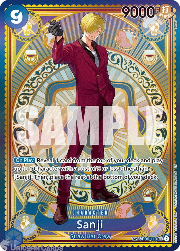 OP06-119 Sanji : Special Card English One Piece TCG Card : OP11: A