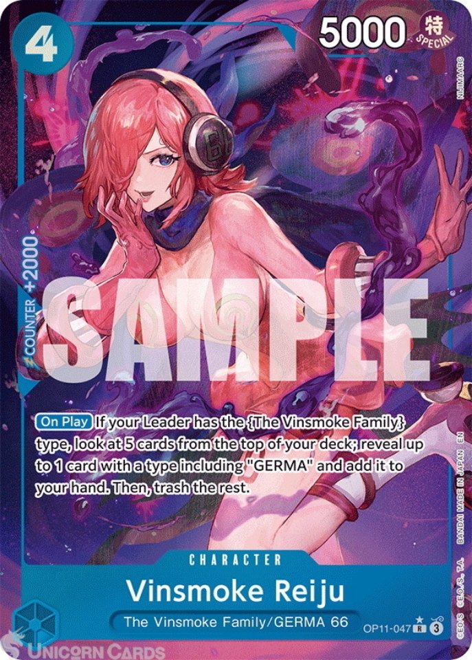 ワンピース カードゲーム PSA10 VINSMOKE REIJU ALTERNATE ART set Vinsmoke Reiju (Alt Art) OP12-063 SR Legacy of the Master