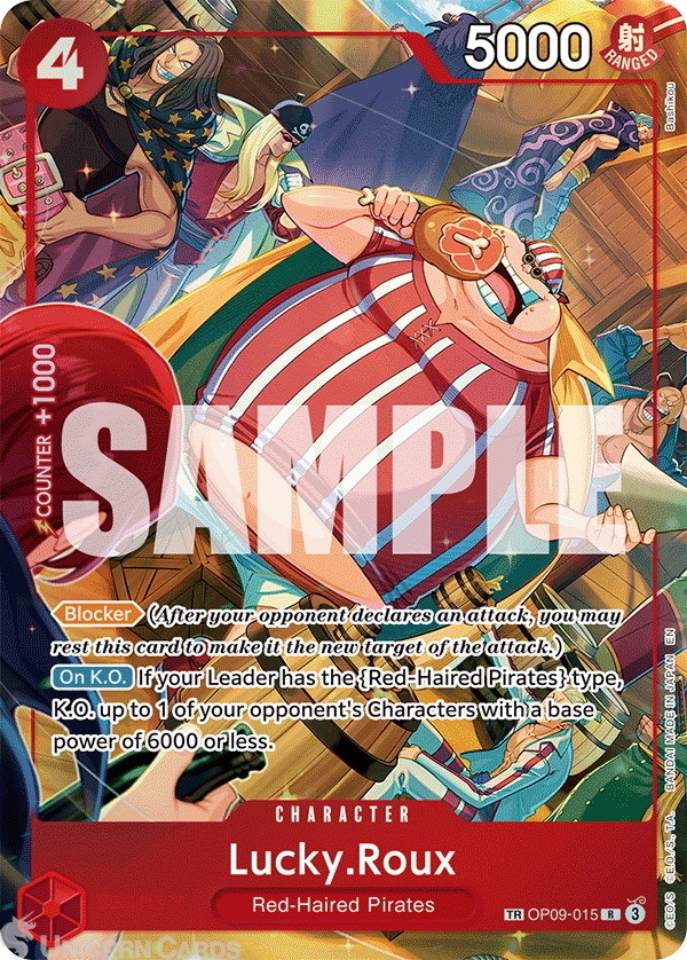 OP09-015 Lucky.Roux : Special Card English One Piece TCG Card