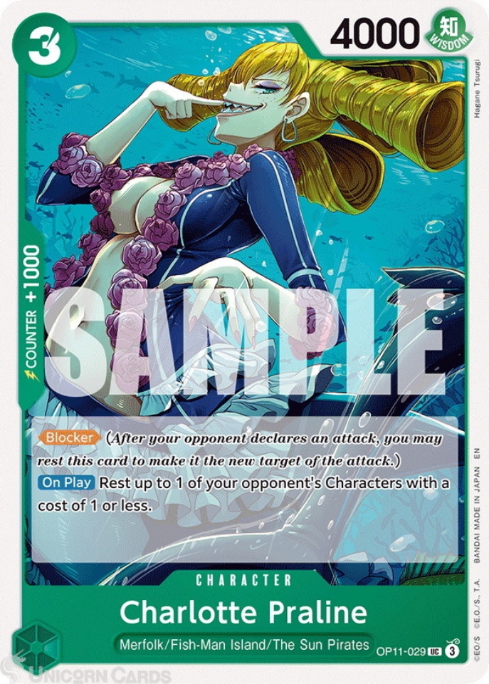 OP11-029 Charlotte Praline : Uncommon English One Piece TCG Card