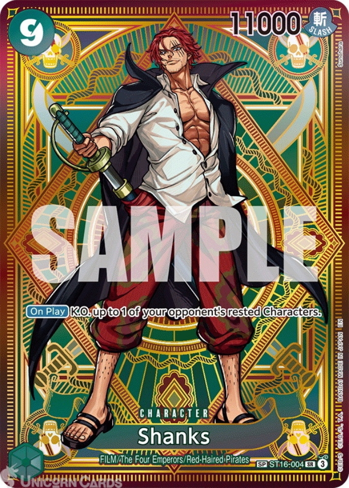 ST16-004 Shanks : Special Card English One Piece TCG Card : OP11