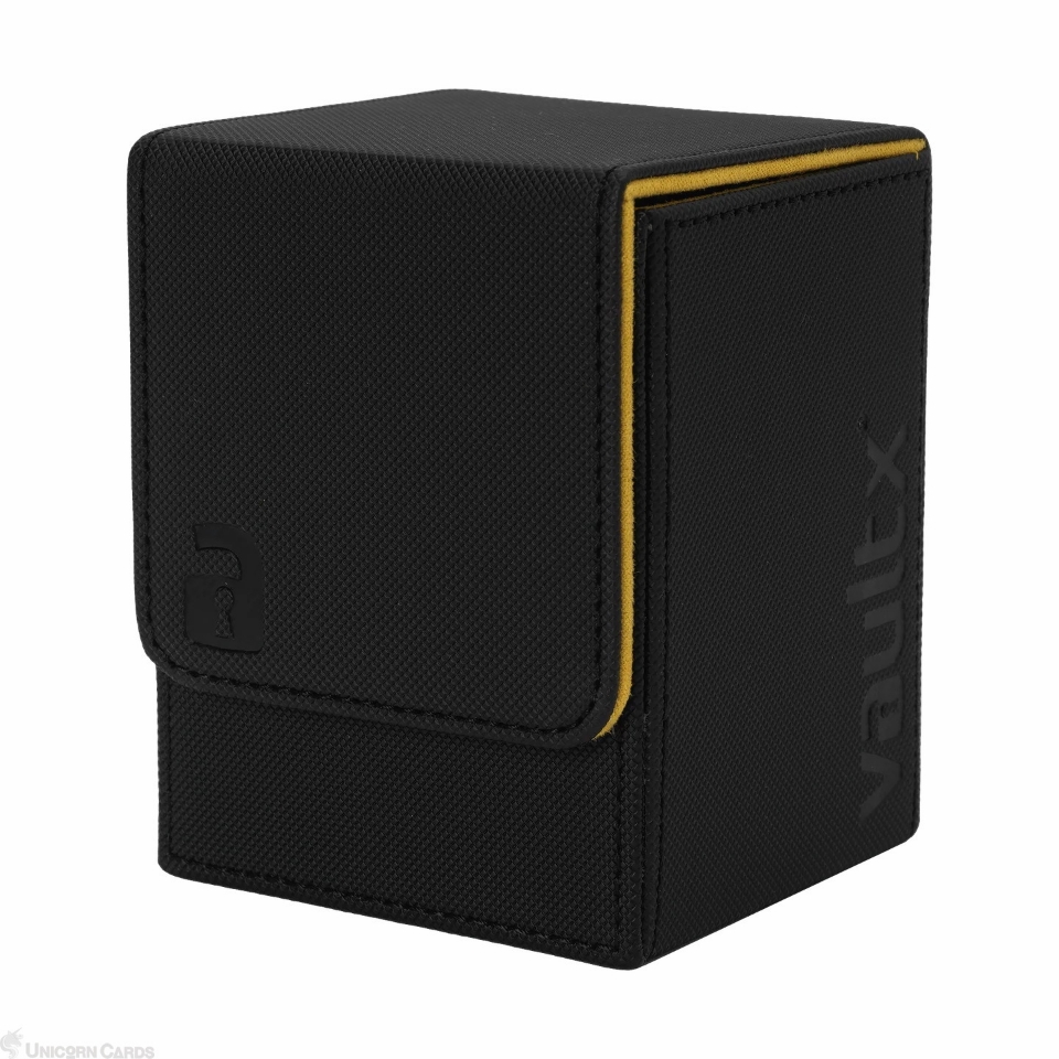 Vault X: Exo-Tec® Toploading Deck Box 80+ Black / Electric Yellow ...