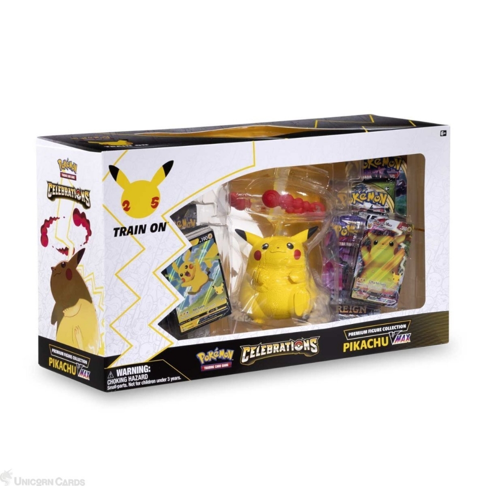 Pokemon TCG: Celebrations Premium Figure Collection (Pikachu VMAX ...